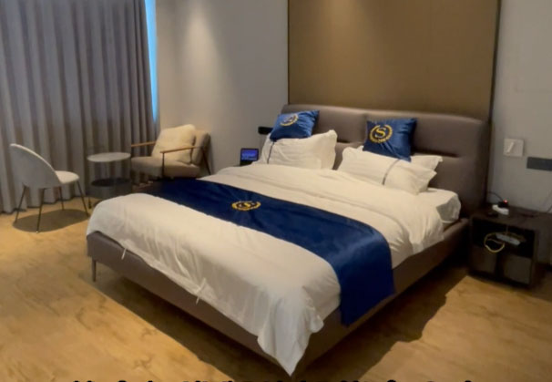 智慧酒店客房智能床、酒店客房智能床、客房智能床